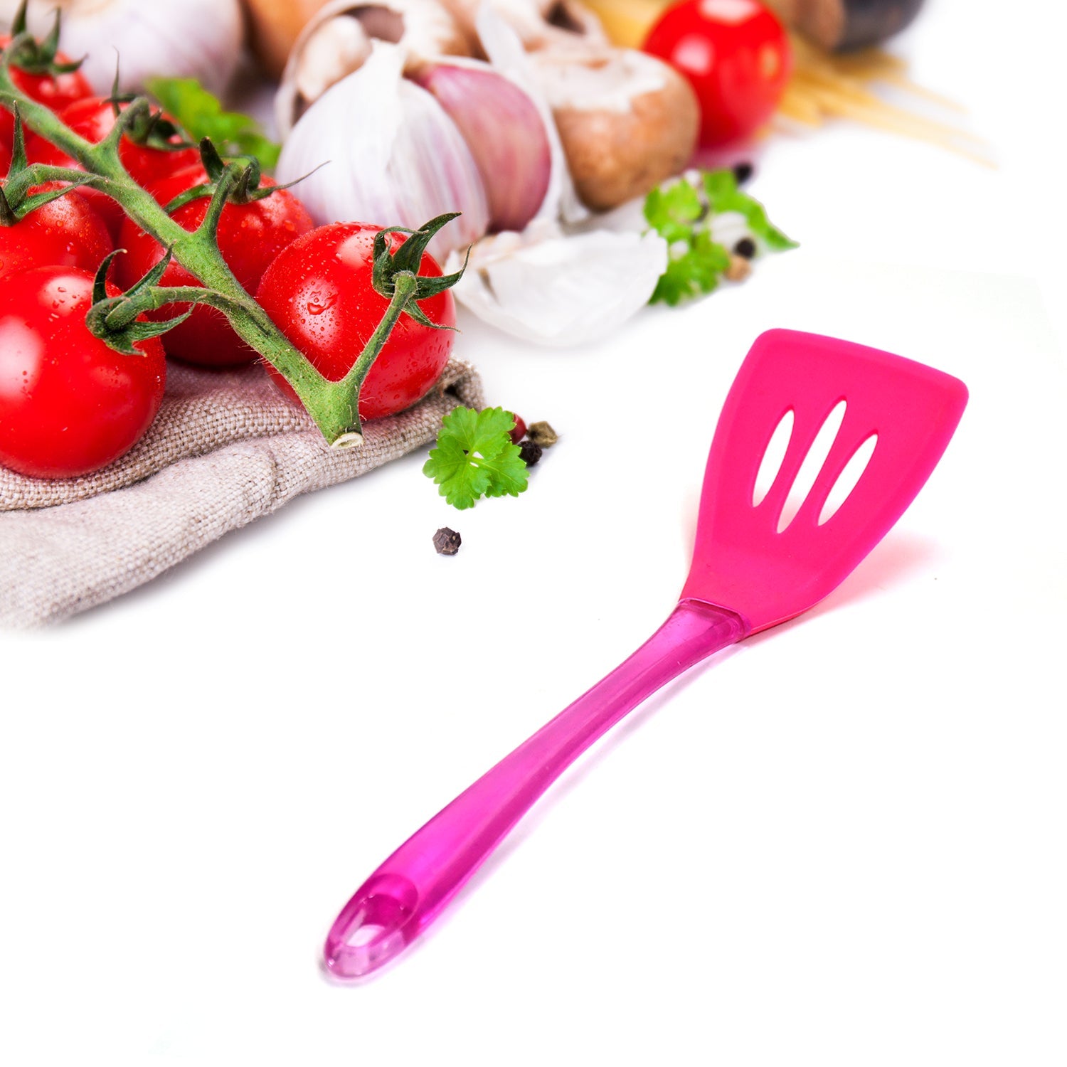 2755 KITCHEN TURNER HEAT RESISTANT SILICONE NON-STICK SILICONE TURNER GRIP WITH LONG HANDLE COOKING TURNER DeoDap 2755 KITCHEN TURNER HEAT RESISTANT SILICONE NON-STICK SILICONE TURNER GRIP WITH LONG HANDLE COOKING TURNER DeoDap